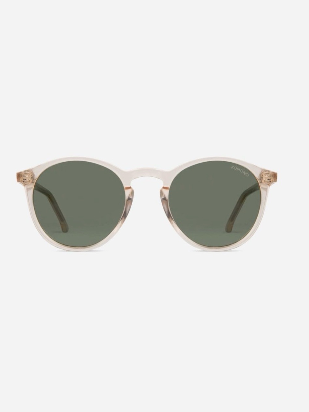 Komono Champagne Frame Sunglasses with case